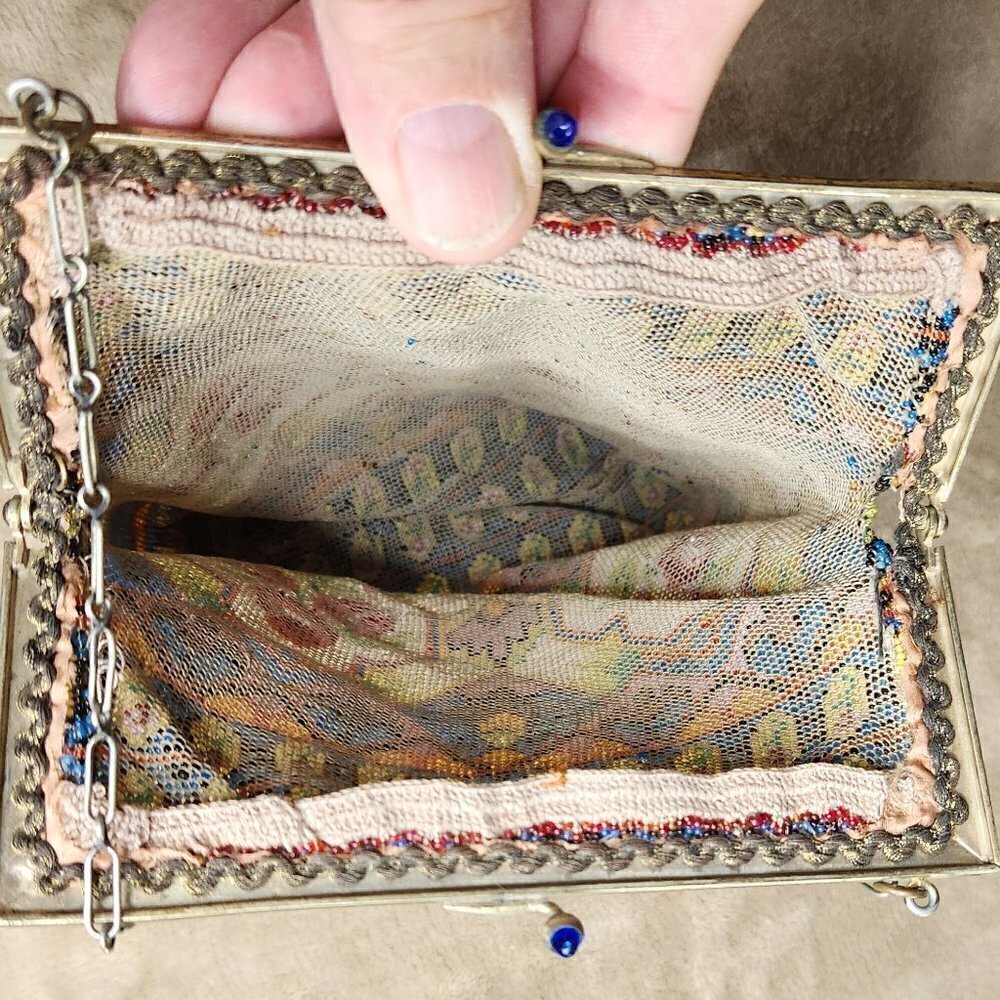 Vintage Beaded Purse - Picture 5 of 8
